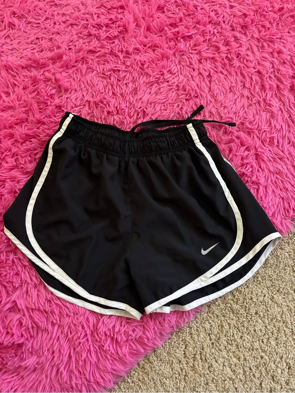 black Nike shorts